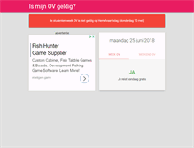 Tablet Screenshot of ismijnovgeldig.nl